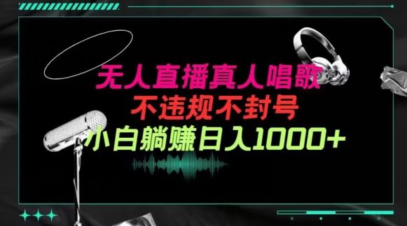 抖音24小时无人直播音乐，不违规，不封号纯撸音浪，小白实操当天日入1000+【揭秘】-东升网创