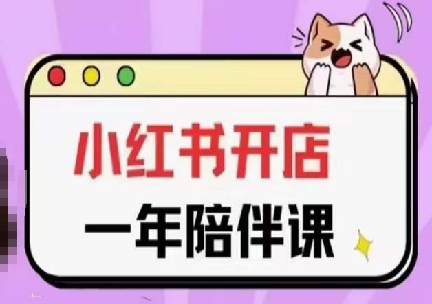三九小红书开店一年陪伴课(更新)，从0到1玩赚小红书开店-东升网创