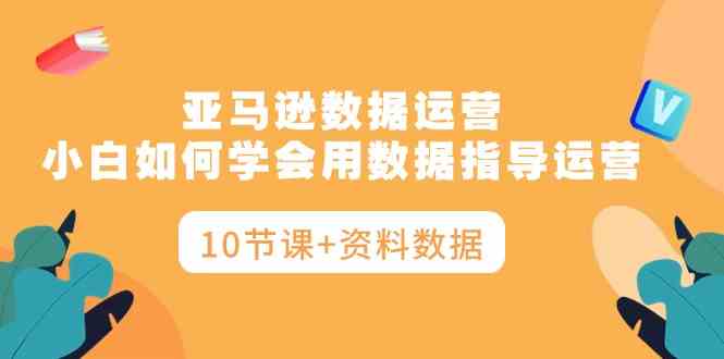 （10158期）亚马逊数据运营，小白如何学会用数据指导运营（10节课+资料数据）-东升网创
