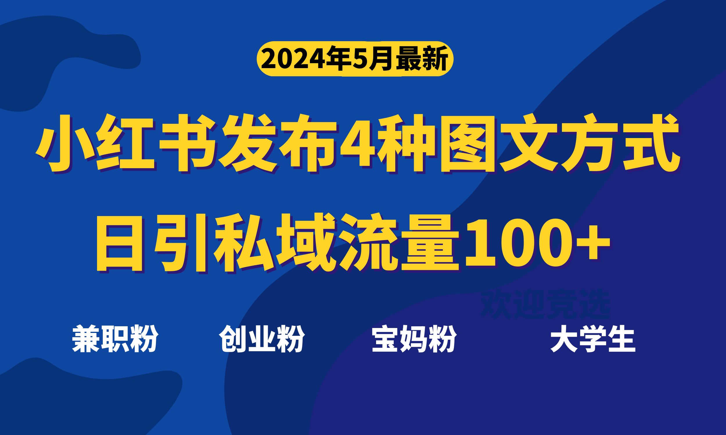 （10677期）最新小红书发布这四种图文，日引私域流量100+不成问题，-东升网创