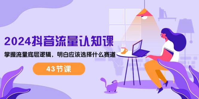（10713期）2024抖音流量·认知课：掌握流量底层逻辑，明白应该选择什么赛道 (43节课)-东升网创