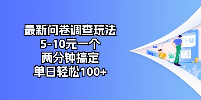 （10606期）最新问卷调查玩法，5-10元一个，两分钟搞定，单日轻松100+-东升网创