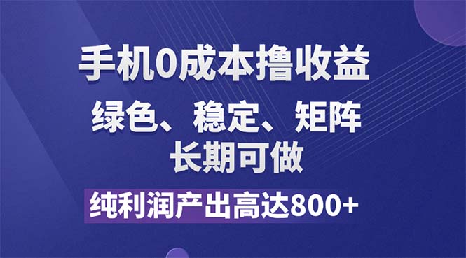 （11976期）纯利润高达800+，手机0成本撸羊毛，项目纯绿色，可稳定长期操作！-东升网创