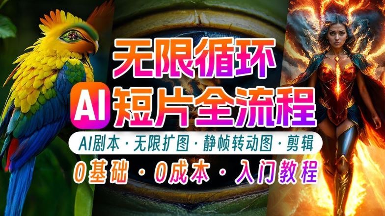 AI剪辑无限循环画面：新手轻松月入上万的秘技【揭秘】-东升网创
