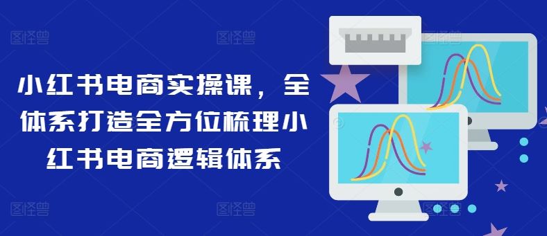 小红书电商实操课，全体系打造全方位梳理小红书电商逻辑体系-东升网创