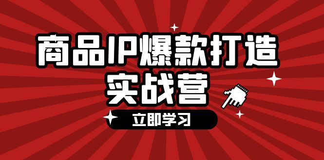 （12136期）商品-IP爆款打造实战营【第四期】，手把手教你打造商品IP，爆款 不断-东升网创