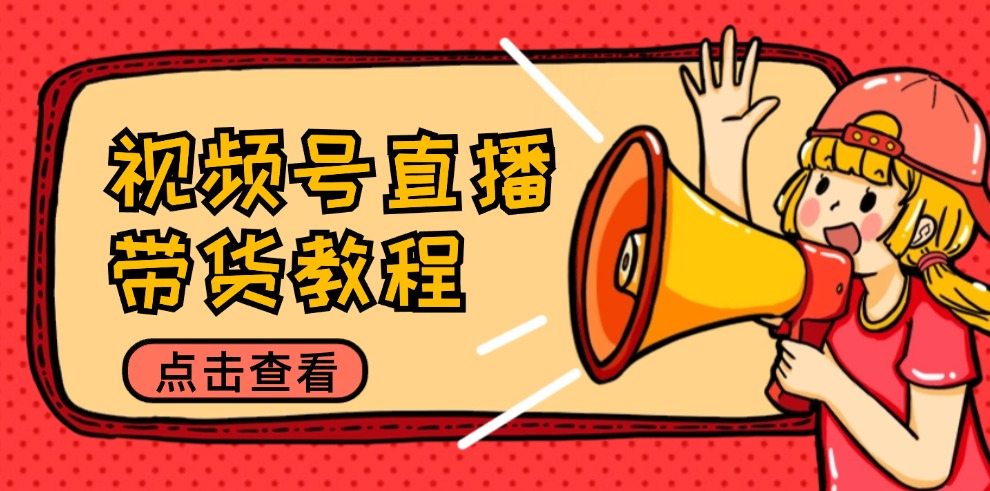 （12796期）视频号直播带货教程：选品思路与话术拆解/掌握多种带货套路/提升直播效果-东升网创