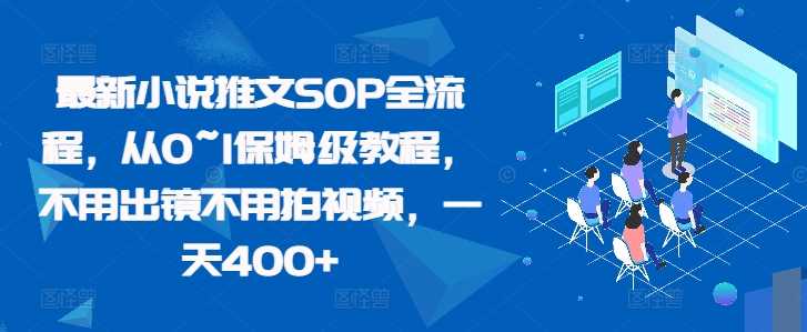 最新小说推文SOP全流程，从0~1保姆级教程，不用出镜不用拍视频，一天400+-东升网创
