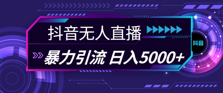 抖音快手视频号全平台通用无人直播引流法，利用图片模板和语音话术，暴力日引流100+创业粉【揭秘】-东升网创