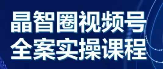 晶姐说直播·视频号全案实操课，从0-1全流程-东升网创