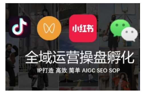 全域运营操盘(抖音+私域+小红书)，IP打造高效简单-东升网创