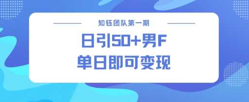 男粉引流新方法不违规，当日即可变现-东升网创