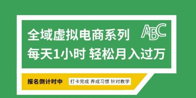 全域虚拟电商变现系列，通过平台出售虚拟电商产品从而获利-东升网创