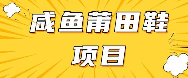 闲鱼高转化项目，手把手教你做，日入3张+(详细教程+货源)-东升网创