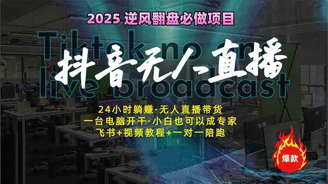 （14539期）抖音无人直播新风口：轻松实现睡后收入，一人管理多设备，24小时不间断…-东升网创