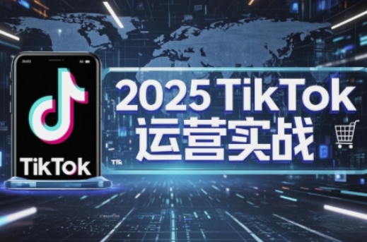 2025TikTok电商运营，掌握TikTok店铺运营核心技巧，实现低成本高转化-东升网创