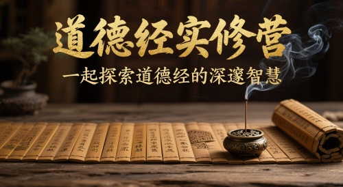 道德经实修营，一起探索道德经的深邃智慧-东升网创