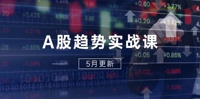 （14808期）A股趋势实战课：主力动向+政策红利，2025全年策略5月更新-东升网创