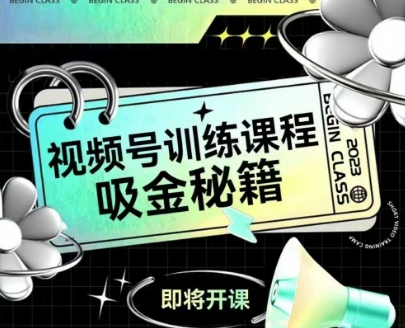 如何做好视频号，视频号训练课程，吸金秘籍-东升网创
