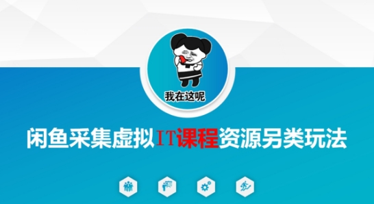 闲鱼采集虚拟IT课程资源另类玩法，干货满满-东升网创