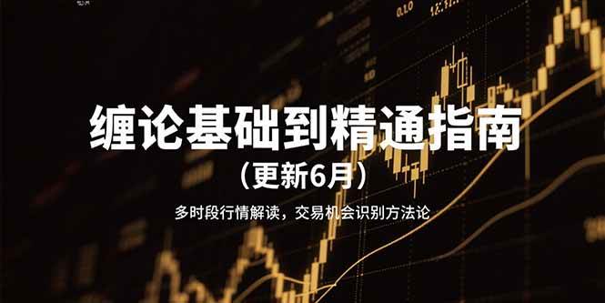 （15184期）缠论基础到精通指南（更新6月）多时段行情解读，交易机会识别方法论-东升网创