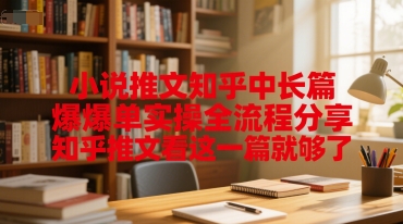 小说推文知乎中长篇爆单实操全流程分享，知乎推文看这一篇就够了-东升网创