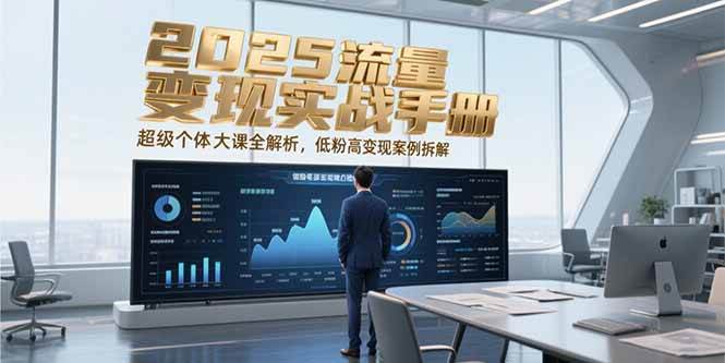 （15188期）2025流量变现实战手册，超级个体大课全解析，低粉高变现案例拆解-东升网创