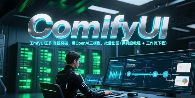 ComfyUI工作流新突破，用OpenAI三模型，批量出图(保姆级教程+工作流下载)-东升网创